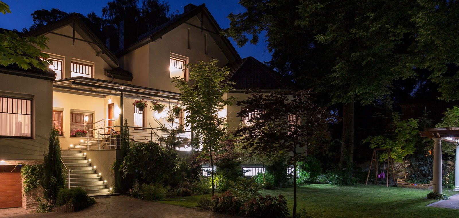 house surrounded by trees