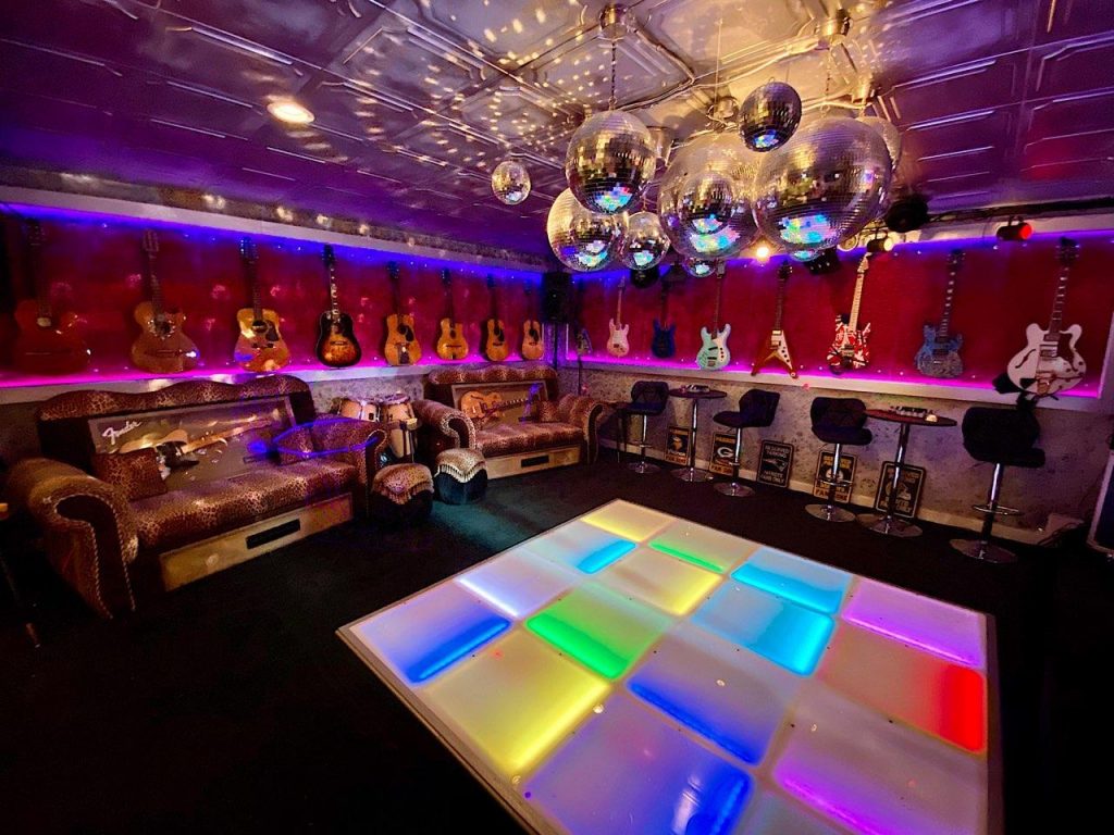 Basement converted into nightclub