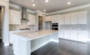 Kitchen before high-end remodel.